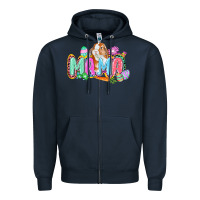 Western Mama Easter Zipper Hoodie | Teevron