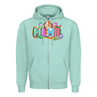 Seafoam Western Mama Easter Zipper Hoodie - CowGirlArtShop
