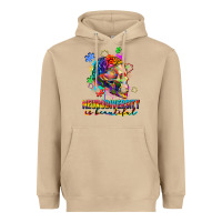 Neurodiversity Is Beautiful Heavyweight Hoodie | Teevron
