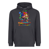 Smoke Neurodiversity Is Beautiful Heavyweight Hoodie - FaDigitalArtStudio