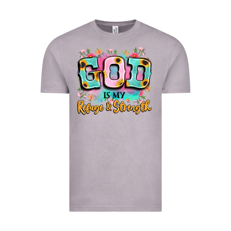 God Is My Refuge And Strength Vintage Tee by LillyAllenDesigns | Teevron