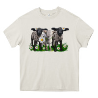 Cream baby sheeps with daisies Heavy Core Tee - LillyAllenDesigns