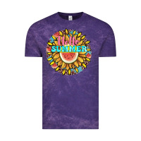 Cloud Purple hello summer Vintage Tee - JahusDesignShop