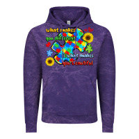 Cloud Purple what makes you different is what makes  you beauti Vintage Hoodie - LillyAllenDesigns