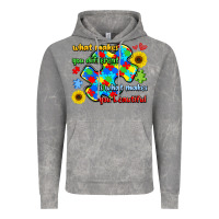 Cloud Rock what makes you different is what makes  you beauti Vintage Hoodie - LillyAllenDesigns