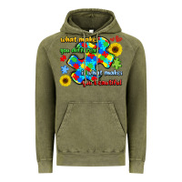 Vintage Olive what makes you different is what makes  you beauti Vintage Hoodie - LillyAllenDesigns