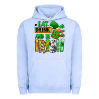 Eat Drink And Be Irish St. Patrick's Urban Hoodie | Teevron