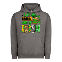 Pigment Tornado Eat drink and be Irish St. Patrick's Urban Hoodie - LillyAllenDesigns