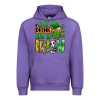 Tulip Eat drink and be Irish St. Patrick's Urban Hoodie - LillyAllenDesigns