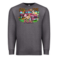 Charcoal Heather on the hunt truck Premium Sweatshirt - FaDigitalArtStudio