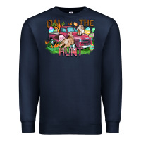 Navy on the hunt truck Premium Sweatshirt - FaDigitalArtStudio