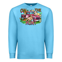 Ocean Blue on the hunt truck Premium Sweatshirt - FaDigitalArtStudio
