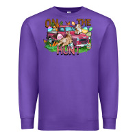 Purple on the hunt truck Premium Sweatshirt - FaDigitalArtStudio