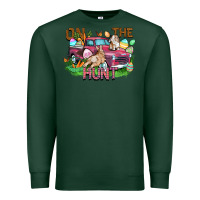 Sports Green on the hunt truck Premium Sweatshirt - FaDigitalArtStudio