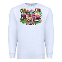 White on the hunt truck Premium Sweatshirt - FaDigitalArtStudio