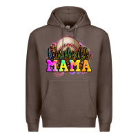 Coffee baseball mama Premium Hoodie - OliviaCreatesArt