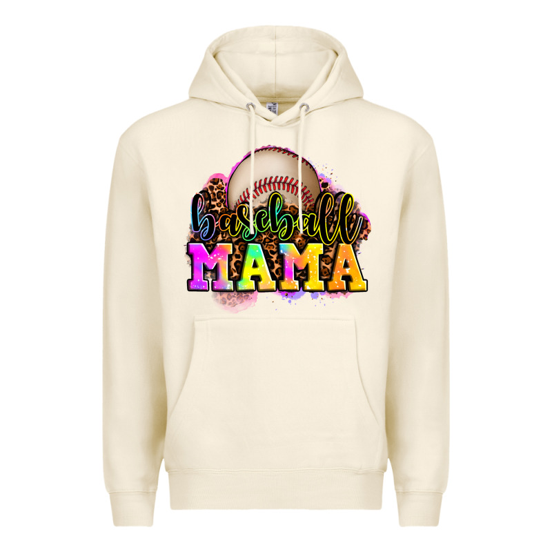 Baseball Mama Premium Hoodie by OliviaCreatesArt | Teevron
