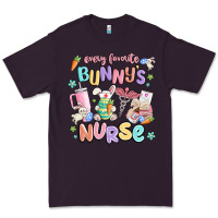 Plum every favorite bunnys nurse Premium Tee - MaliasSmallBusiness