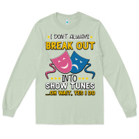 Matcha My Brain is 95% Show Tunes. Funny Theatre Gift. Long Sleeve Tee - Bettercallsaul