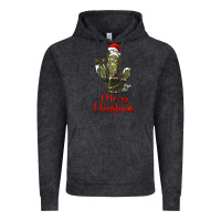 Vintage Black merry christmas cactus Vintage Hoodie - RanaPortraitStore