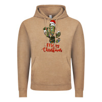 Vintage Coffee merry christmas cactus Vintage Hoodie - RanaPortraitStore