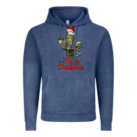 Vintage Denim merry christmas cactus Vintage Hoodie - RanaPortraitStore