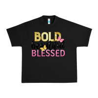 Black bold beautiful blessed Urban Heavy Tee - LillyAllenDesigns