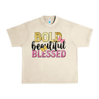 Sandshell bold beautiful blessed Urban Heavy Tee - LillyAllenDesigns