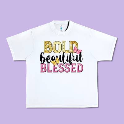 Bold Beautiful Blessed Urban Heavy Tee Designed By Lillyallendesigns