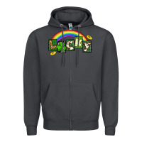 Smoke Lucky St. Patrick's Day Zipper Hoodie - CowGirlArtShop