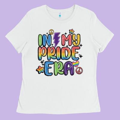 In My Pride Era Ladies Tee Designed By Maliassmallbusiness
