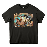Asphalt 3 western horses running free Heavy Core Tee - LillyAllenDesigns