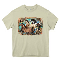 Mossy 3 western horses running free Heavy Core Tee - LillyAllenDesigns