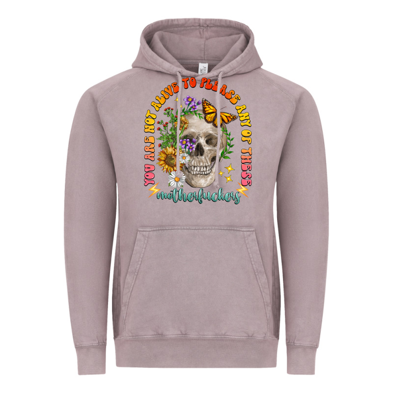 Not Alive To Please Vintage Hoodie by LillyAllenDesigns | Teevron