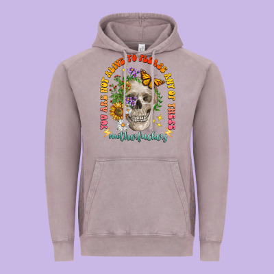 Not Alive To Please Vintage Hoodie Designed By Lillyallendesigns