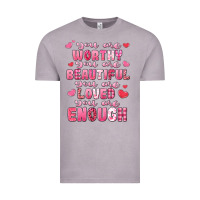 Vintage Zinc you are worthy beautiful loved enough valentines Vintage Tee - LillyAllenDesigns