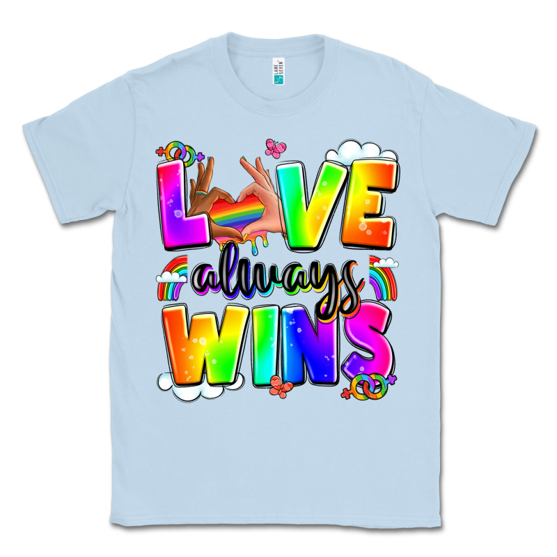 Love Always Wins Classic Tee by LillyAllenDesigns | Teevron