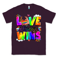 Plum love always wins Classic Tee - LillyAllenDesigns