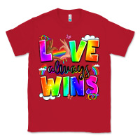 Red love always wins Classic Tee - LillyAllenDesigns
