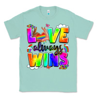Seafoam love always wins Classic Tee - LillyAllenDesigns