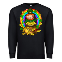 Black Dwarf Cauldron St. Patricks Premium Sweatshirt - BundleAndBundleShop