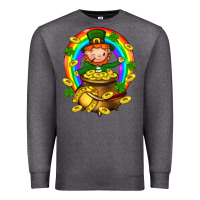 Charcoal Heather Dwarf Cauldron St. Patricks Premium Sweatshirt - BundleAndBundleShop