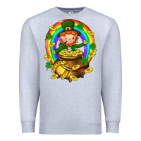 Heather Grey Dwarf Cauldron St. Patricks Premium Sweatshirt - BundleAndBundleShop