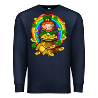 Navy Dwarf Cauldron St. Patricks Premium Sweatshirt - BundleAndBundleShop