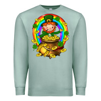 Seafoam Dwarf Cauldron St. Patricks Premium Sweatshirt - BundleAndBundleShop