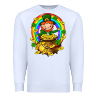 White Dwarf Cauldron St. Patricks Premium Sweatshirt - BundleAndBundleShop