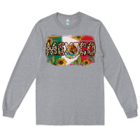 Heather Grey Mexico Long Sleeve Tee - RanaPortraitStore