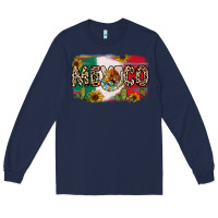 Navy Mexico Long Sleeve Tee - RanaPortraitStore