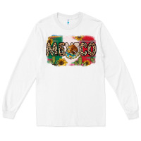 White Mexico Long Sleeve Tee - RanaPortraitStore
