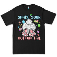 Black shake your cotton tail Premium Tee - MaliasSmallBusiness